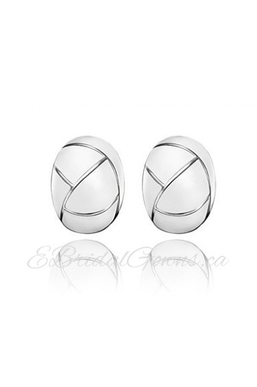 Women's Gold/Alloy Stud Earrings With