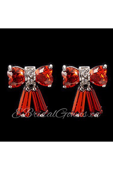 Stud Earrings Women's Cubic Zirconia/Alloy Earring