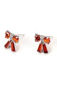 Stud Earrings Women's Cubic Zirconia/Alloy Earring