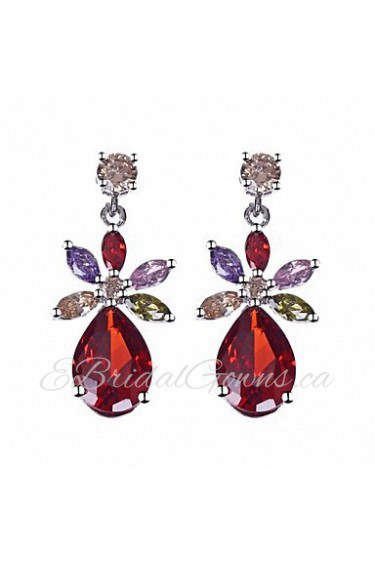 Drop Earrings Couples'/Kid's/Women's Cubic Zirconia Earring Cubic Zirconia