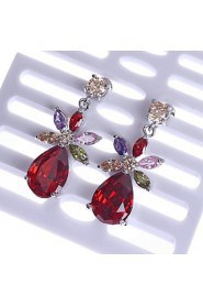 Drop Earrings Couples'/Kid's/Women's Cubic Zirconia Earring Cubic Zirconia