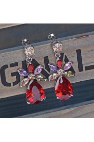 Drop Earrings Couples'/Kid's/Women's Cubic Zirconia Earring Cubic Zirconia