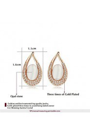 Hoop Earrings Women's Alloy Earring Imitation Pearl