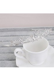 Women's Rhinestone Headpiece-Wedding / Special Occasion / Casual / Office & Career / Outdoor Headbands 1 Piece Silver Round