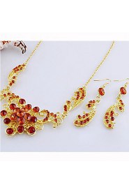 Jewelry Set Women's Birthday / Gift / Party / Daily / Special Occasion Jewelry Sets Alloy Necklaces / Earrings As the Picture