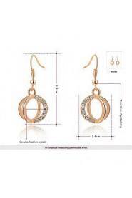 Drop Earrings Women's Alloy Earring Cubic Zirconia