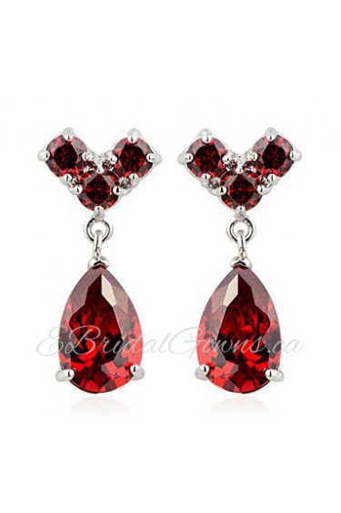 Drop Earrings Couples'/Kid's/Women's Cubic Zirconia Earring Cubic Zirconia