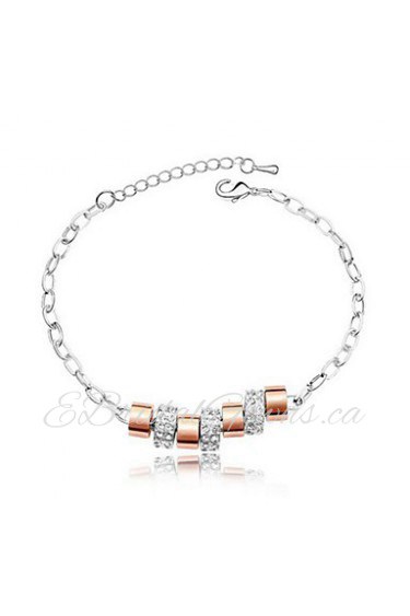 Women's Charm Bracelet Alloy Rhinestone