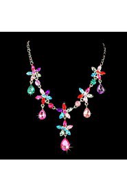 Jewelry Set Women's Birthday / Gift / Party / Special Occasion Jewelry Sets Alloy Rhinestone / Cubic Zirconia Earrings / NecklacesAs the