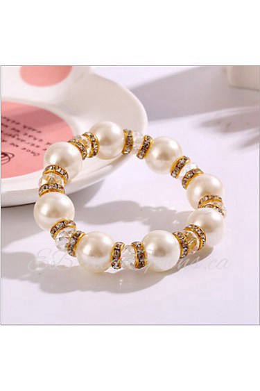 Women's Strand Bracelet Imitation Pearl Crystal / Imitation Pearl / Rhinestone