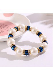 Women's Strand Bracelet Imitation Pearl Crystal / Imitation Pearl / Rhinestone