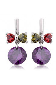 Drop Earrings Couples'/Kid's/Women's Cubic Zirconia Earring Cubic Zirconia