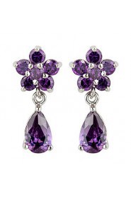 Drop Earrings Couples'/Kid's/Women's Cubic Zirconia Earring Cubic Zirconia