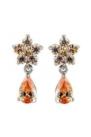 Drop Earrings Couples'/Kid's/Women's Cubic Zirconia Earring Cubic Zirconia