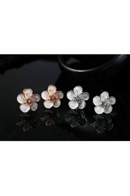 Stud Earrings Women's Alloy Earring Cubic Zirconia