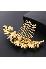 Women's Rhinestone Headpiece-Wedding / Special Occasion / Casual / Office & Career / Outdoor Hair Combs 1 Piece Clear Round