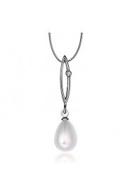 Xu Women's Pearl / Gold-Plated Diamonds Anniversary / Wedding / Engagement / Birthday / Gift / Party Necklace