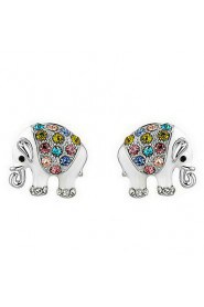 Stud Earrings Women's Alloy Earring Cubic Zirconia