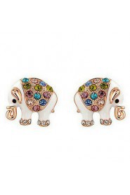 Stud Earrings Women's Alloy Earring Cubic Zirconia