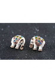 Stud Earrings Women's Alloy Earring Cubic Zirconia