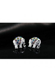 Stud Earrings Women's Alloy Earring Cubic Zirconia