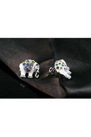 Stud Earrings Women's Alloy Earring Cubic Zirconia