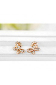 Stud Earrings Women's Alloy Earring Cubic Zirconia