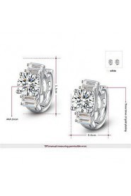 Stud Earrings Women's Alloy Earring Cubic Zirconia