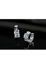 Stud Earrings Women's Alloy Earring Cubic Zirconia