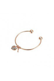 Women's Cuff Bracelet Alloy Cubic Zirconia