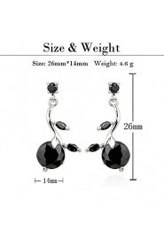 Drop Earrings Couples'/Kid's/Women's Cubic Zirconia Earring Cubic Zirconia