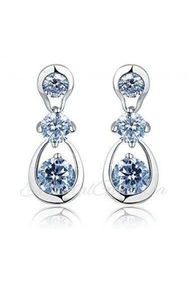 Drop Earrings Couples'/Kid's/Women's Cubic Zirconia Earring Cubic Zirconia