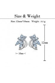 Stud Earrings Couples'/Kid's/Women's Cubic Zirconia Earring Cubic Zirconia