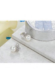 Stud Earrings Women's Alloy Earring Cubic Zirconia