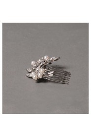 Women's Rhinestone / Alloy / Imitation Pearl Headpiece - Wedding / Special Occasion Hair Combs 1 Piece