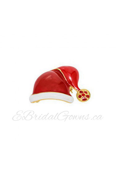 Women's Alloy Brooch Red