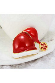 Women's Alloy Brooch Red