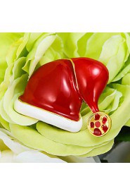 Women's Alloy Brooch Red