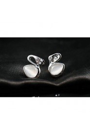 Stud Earrings Women's Alloy Earring Opal