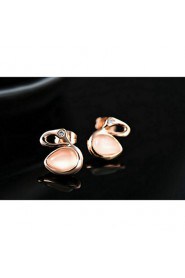 Stud Earrings Women's Alloy Earring Opal