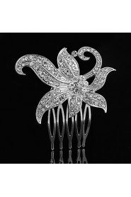 Palace Hairpins Comb for Women Rhinestone Crystals Wedding Hair Accessories Party Wedding Bridal Jewelry