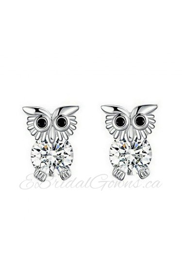 Stud Earrings Women's Alloy Earring Cubic Zirconia