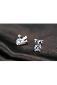 Stud Earrings Women's Alloy Earring Cubic Zirconia