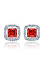 Stud Earrings Women's Cubic Zirconia Earring Cubic Zirconia