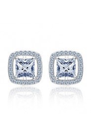 Stud Earrings Women's Cubic Zirconia Earring Cubic Zirconia