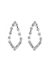 Ladies'/Women's Alloy Wedding/Party Jewelry Set With Rhinestone