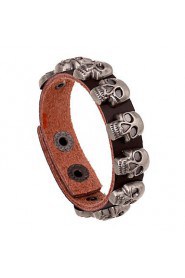 European Style Genuine Leather Foreign Trade Hot Sales Bracelet(Random Color)(1Pc)