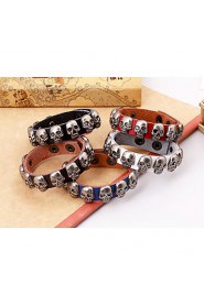 European Style Genuine Leather Foreign Trade Hot Sales Bracelet(Random Color)(1Pc)