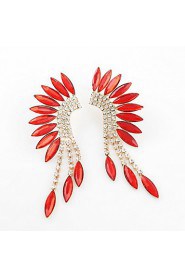 Luxury Alloy With Shiny Rhinestone Drop Earrings (More Colors)