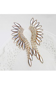 Luxury Alloy With Shiny Rhinestone Drop Earrings (More Colors)